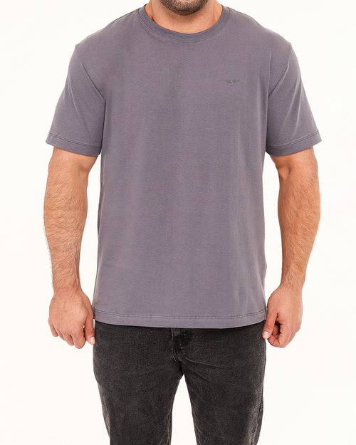 Camiseta World Bless Logo – Cinza Chumbo