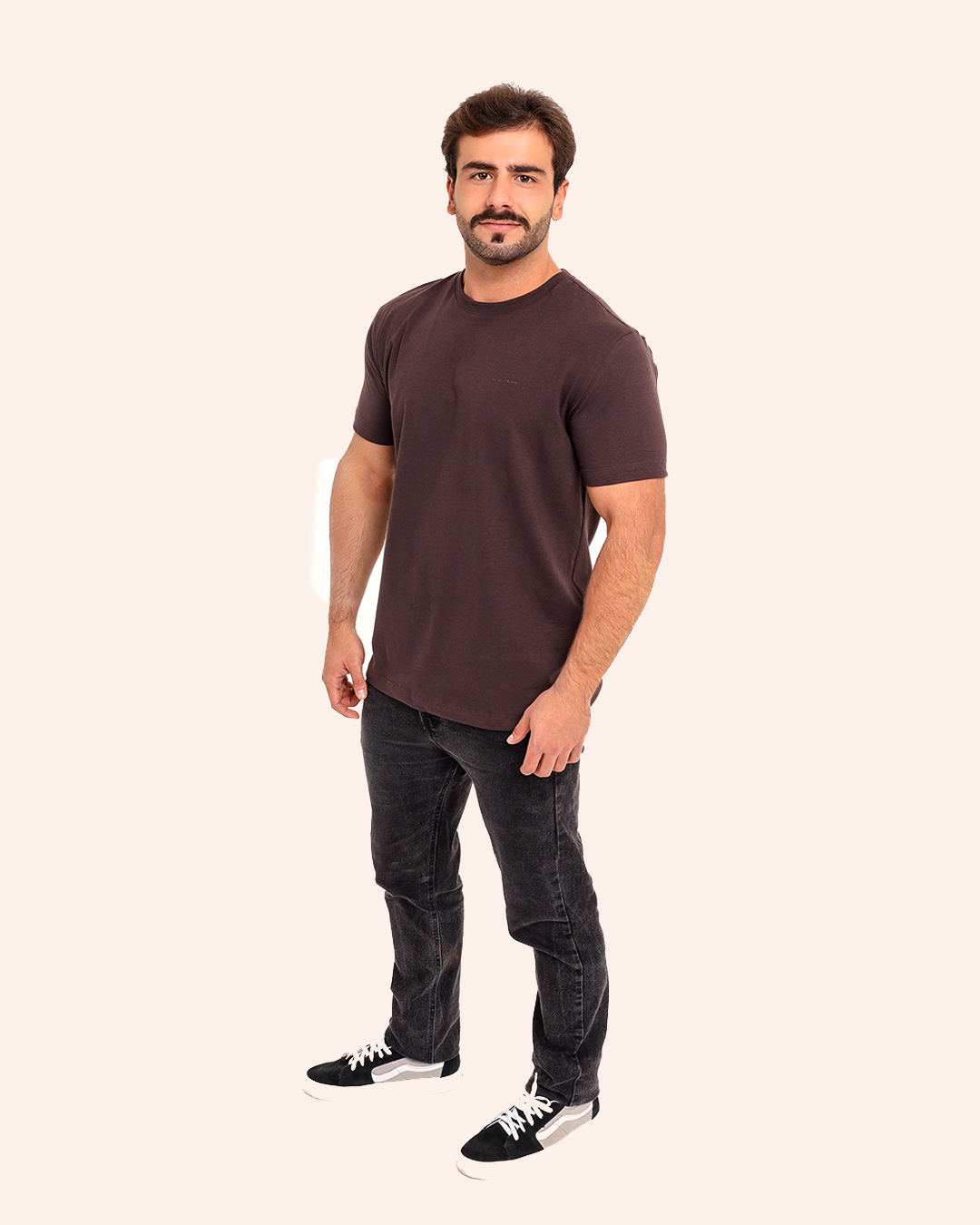 Camiseta World Bless Signature – Café
