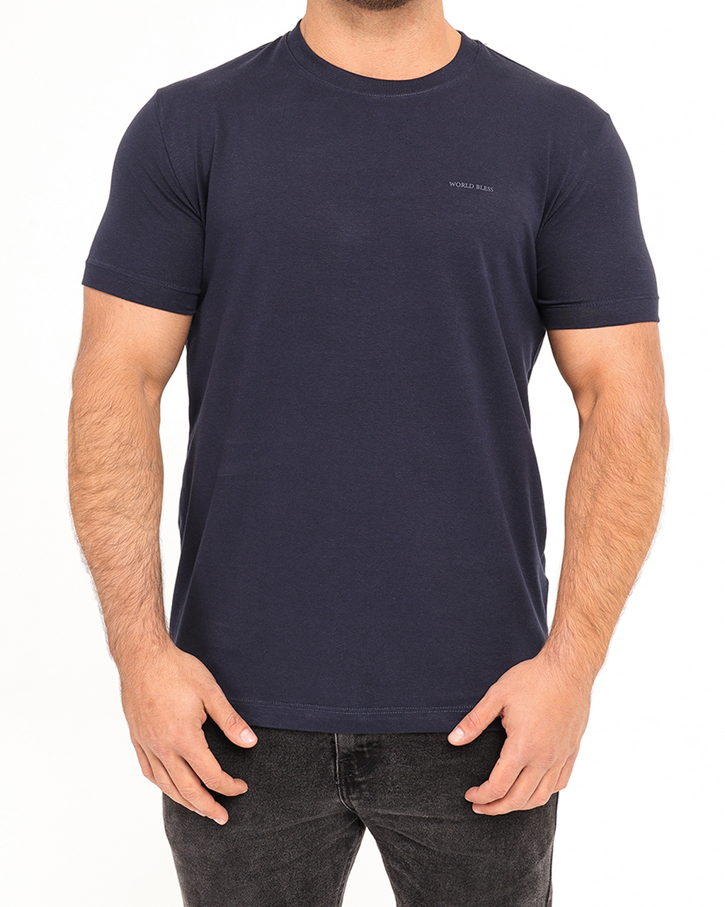 Camiseta World Bless Signature – Azul Marinho