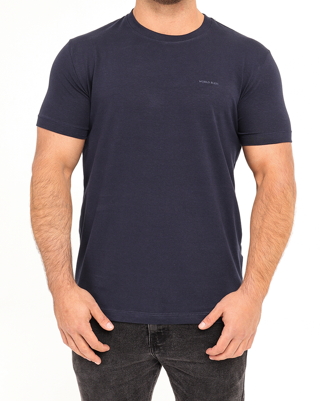 Camiseta World Bless Signature – Azul Marinho