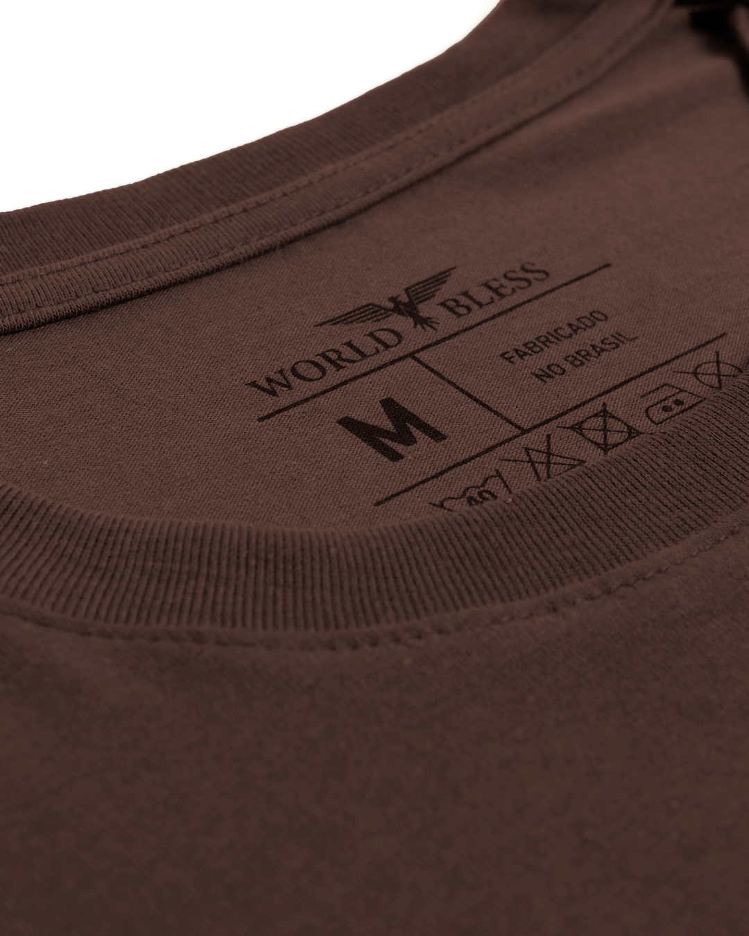 Camiseta World Bless Signature – Café