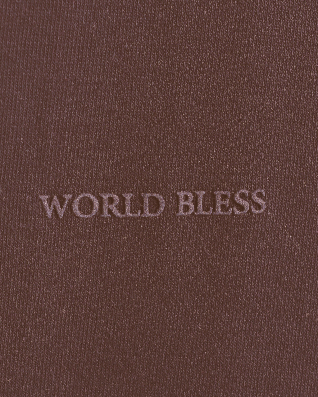 Camiseta World Bless Signature – Café