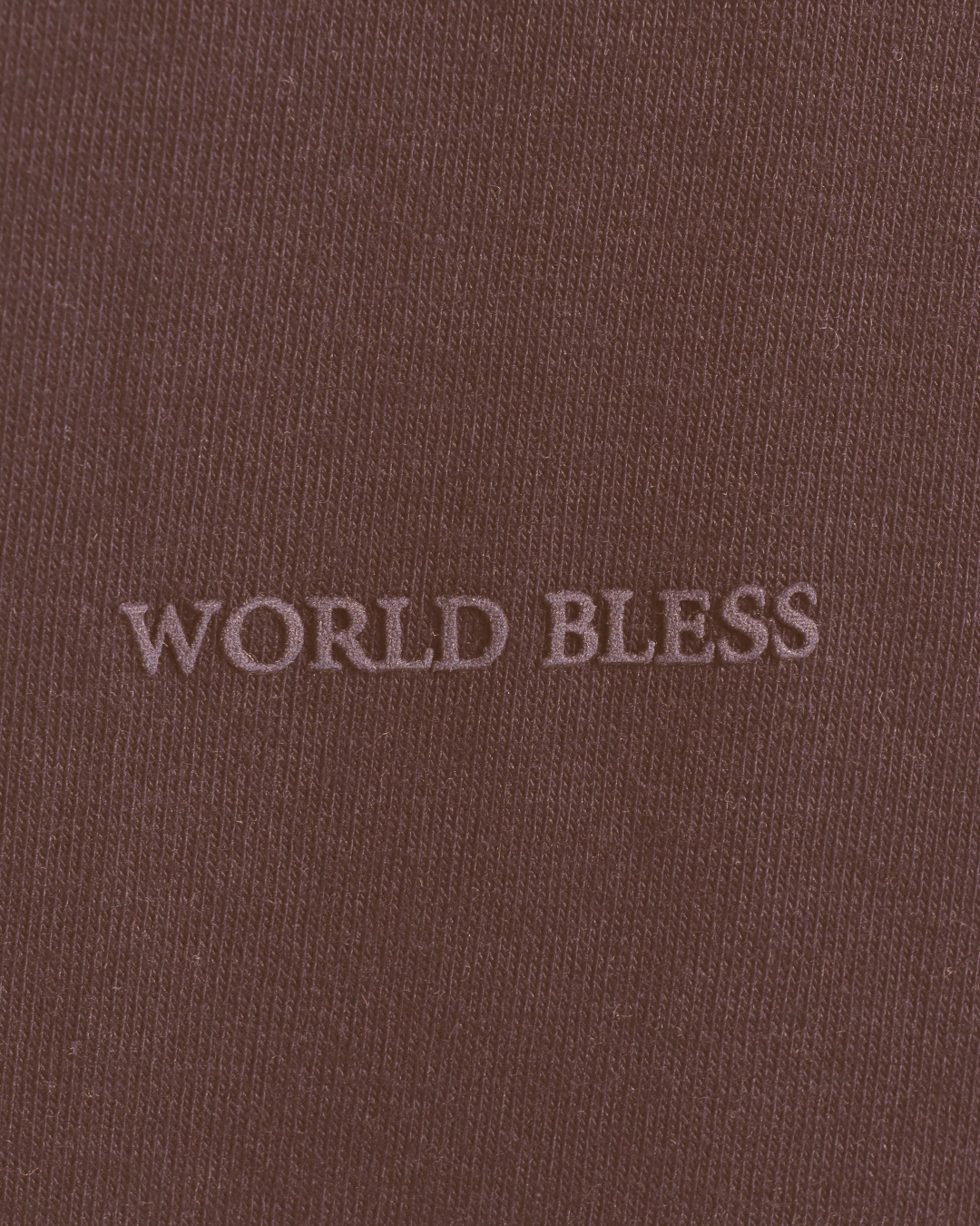 Camiseta World Bless Signature – Café