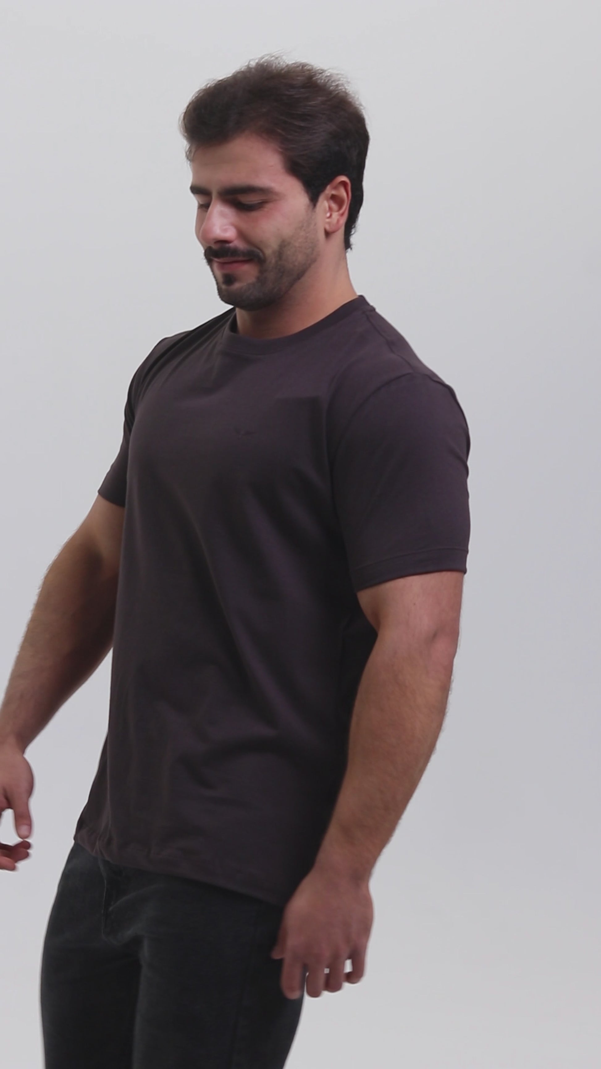 Camiseta Logo – Marrom Caffé